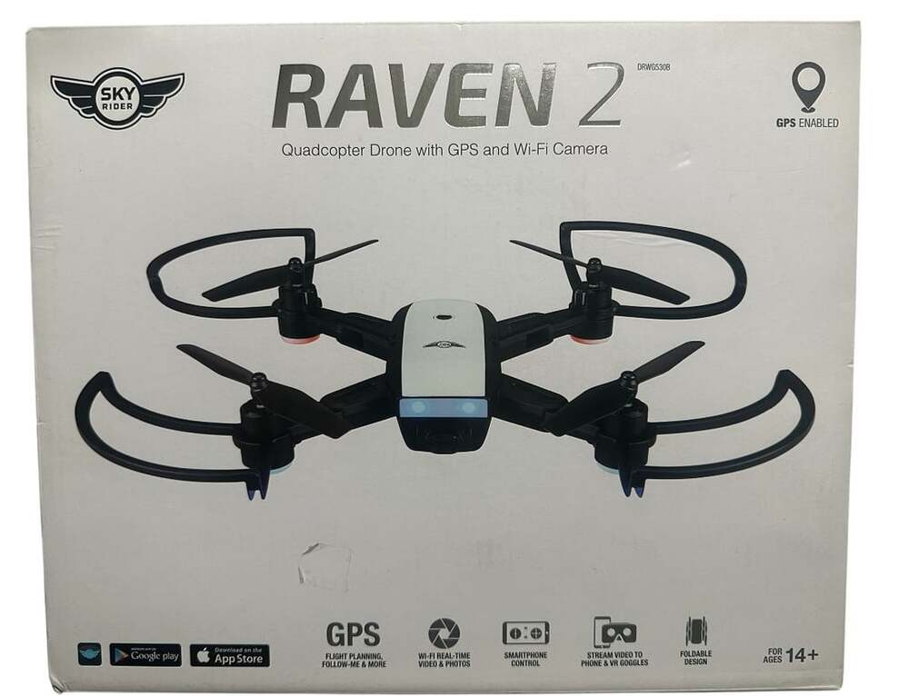 Sky Rider Raven 2 Quadcopter Drone with GPS and Wi-Fi Camera DRWG530B